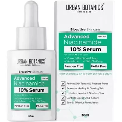 $25.37 • Buy Niacinamide Face Serum For Anti Acne, Scars Blemishes Pigmentation Marks Reducer