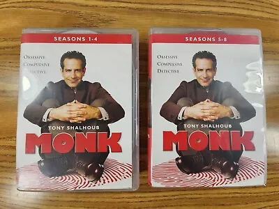 Monk Complete Series DVD Tony Shaloub Seasons 1-8  • $29.99