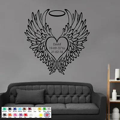 £13.48 • Buy Personalised Guardian Angel - Children Wallart - Wall Sticker, Remembrance Art  