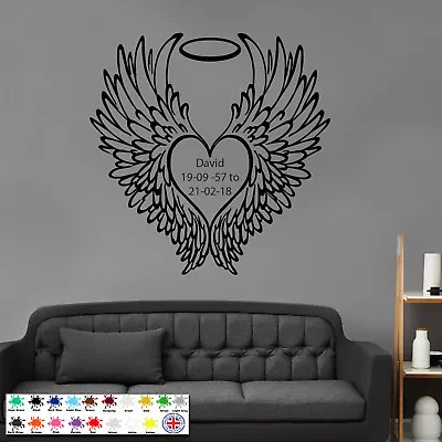 £13.48 • Buy Personalised Guardian Angel - Children Wallart - Wall Sticker, Remembrance Art  