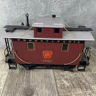 LGB G Scale PRR Pennsylvania Caboose Car #4065 Lighted EX OB 4065-E03 • $64.99