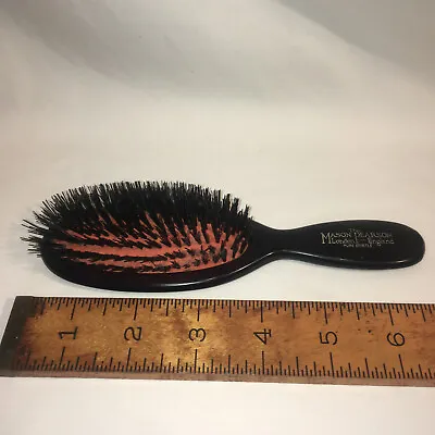 Vintage Original The Mason Pearson Handy Pure Bristle Brush London England Black • $100