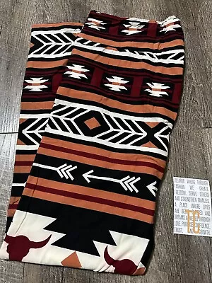 New Release LuLaRoe TC Tall & Curvy Leggings Longhorn Southwest Aztec Print • $25