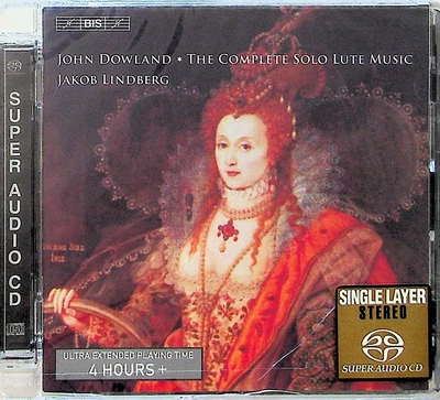 £9.99 • Buy John Dowland: Complete Solo Lute Music - Jakob Lindberg SACD (bis 2008) SEALED**