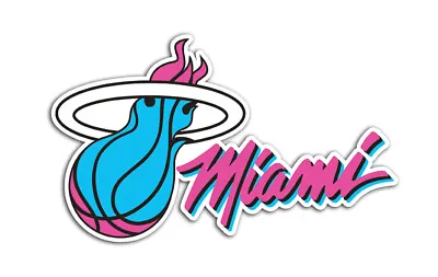 Miami Heat Vice Sticker Basketball Decals NBA City Edition • $4.50
