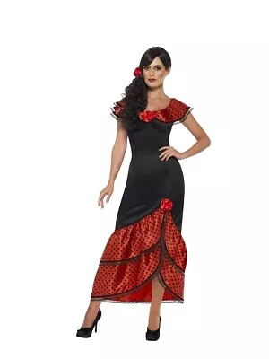 Smiffys Flamenco Senorita Costume Black (Size S) • $33.57