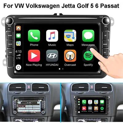 For VW Volkswagen Jetta Golf 5 6 Passat 8  Apple Carplay Car Stereo Radio Player • $44.99