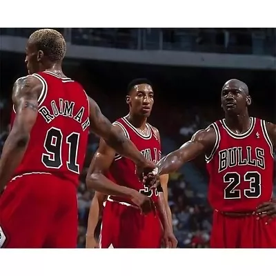 Michael Jordan Scottie Pippen Dennis Rodman Moments  8x10 PHOTO PRINT • $7.98