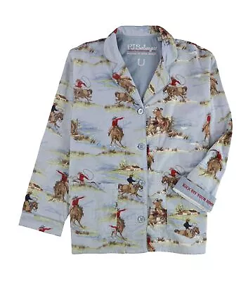 P.J. Salvage Womens Cowboy Button Down Pajama Shirt • $39.56