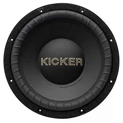 Kicker GOLD104 Gold 50th Anniversary 10  DVC 4 Ohm Subwoofer 400W (50GOLD104) • $110.96