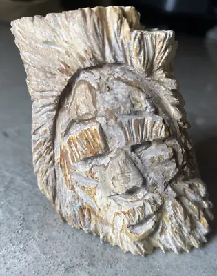 Petrified Wood Carved Primitive Spirit Display Specimen From Oregon's Mt. Hood • $36