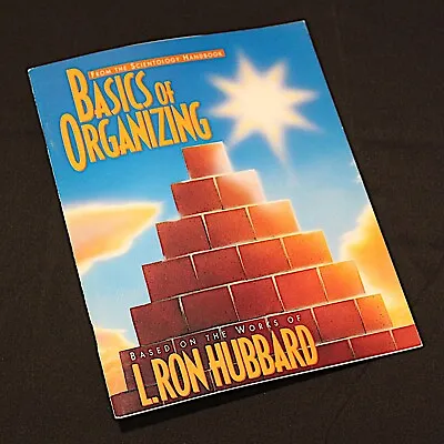 L Ron Hubbard Books Basics Of Organizing Scientology Handbook 48 Pages • $6.65