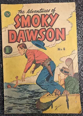 The Adventures Of Smoky Dawson #8 Australian Vintage Western Comic • $32.11