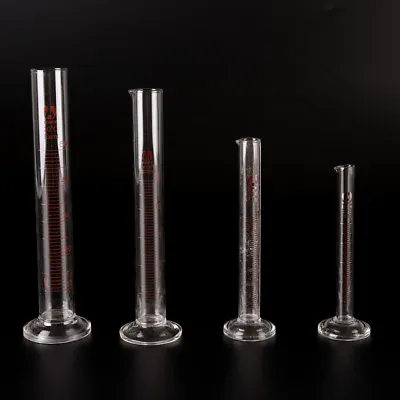 Graduated Glass Measuring Cylinder Chemistry Laboratory Measu Jy • £4.95