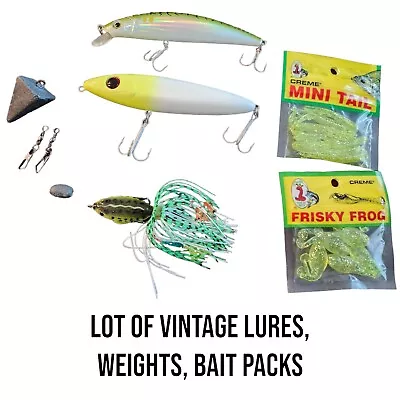 Lot Of Vintage Fishing Lures & Accessories • $12