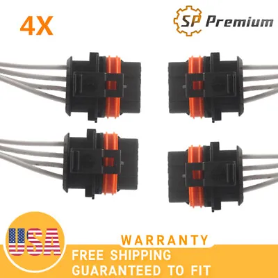 4PC Ignition Coil Connector Wire Harness For Volvo S40 S60 S80 V70 XC70 XC90 C70 • $25.50