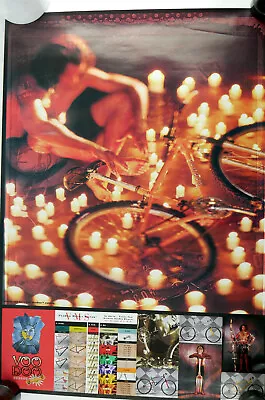 Voodoo Mountain Bike Poster 19x27  D-Jab Vintage Downhilll Canzo 1990's NOS  • $112.50