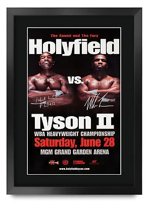 Mike Tyson Collection Signed Printed Autograph A3 Poster Gift For Boxing Fans • £19.99