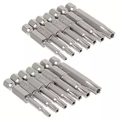  5 Point Security Star Torx Screwdriver Bits Set 14Pcs 50mm Length  • $19.95