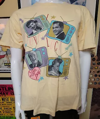 VTG Retro I Love Lucy TV Show T Shirt Large Cast Ethel Fred Ricky Ralph Marlin • $17.99