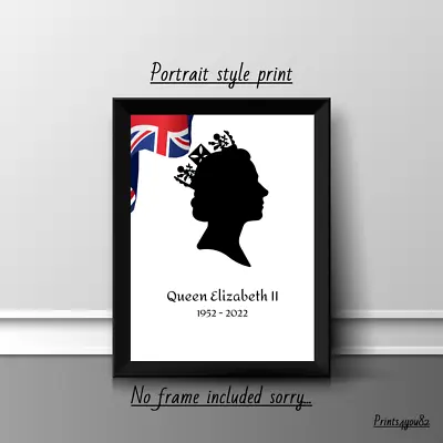 Queen Elizabeth Ii A4 Print Picture Poster Wall Art Home Decor Unframed Gift New • £3.99