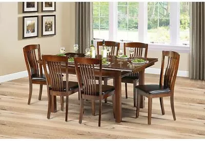 Julian Bowen Canterbury Mahogany Extending Dining Table • £489.49