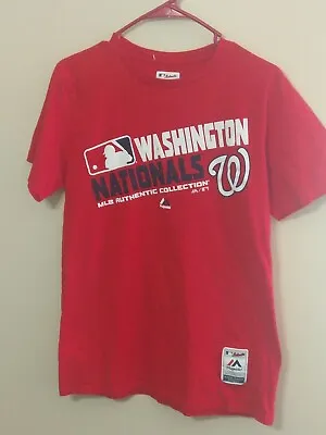 Washington Nationals Majestic Shirt Size Medium • $12