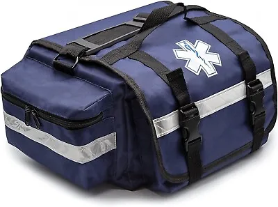 EMT Emergency Trauma First Responder Empty Medical Bag Blue • $92.90