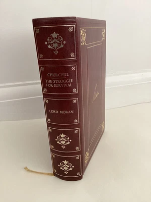 £10 • Buy Churchill The Struggle For Survival Lord Moran Hardback Book Leather 1966