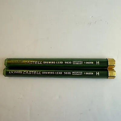 Vtg Faber Castell 9030 Drawing Lead Lot Of 2 Holder American Zone Germany H • $6.48
