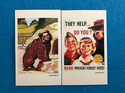 Vintage Smokey The Bear Cards - 2 Cards  (English/Spanish) - Rare - New • $6