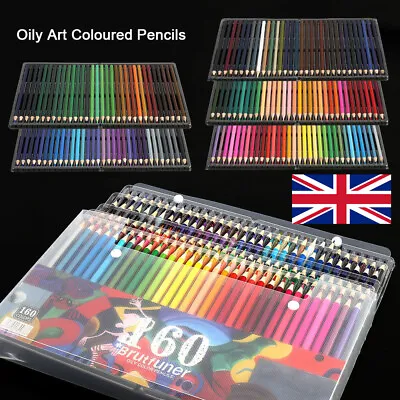 160 Colouring Pencils Set Kids Children Sketching Drawing School Stationery Gift • £5.21