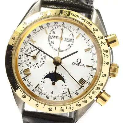 OMEGA Speedmaster 175.0038 Triple Calendar Moon Phase Automatic Men's_763568 • $8001.69