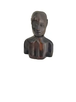 £11 • Buy Carved Wooden Bust Of African