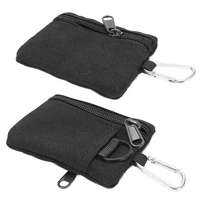 Small Molle Utility Pouch EDC Molle Pouch Separate Compartment With Carabiner • $13.75