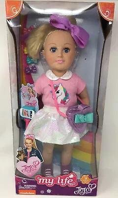 My Life As JoJo Siwa Doll 18  Unicorn Shirt 9 Piece Set Accessories  Ages 5+ • $115.14