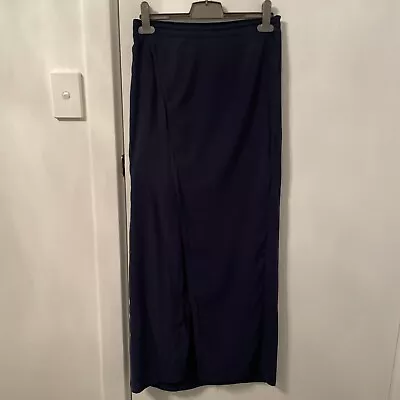 Finders Keepers Split Hem Size M Navy Blue Skirt RRP $139 • $10