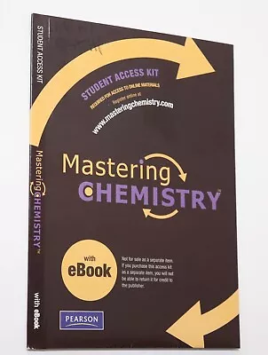 Mastering Chemistry Online Access Code+Ebook • $30