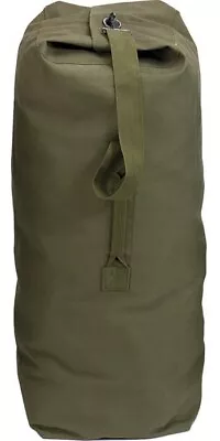 Military Top Load Duffle Bag Cargo Duffel Giant Heavy Duty Canvas Bag 30X50 • $32.99