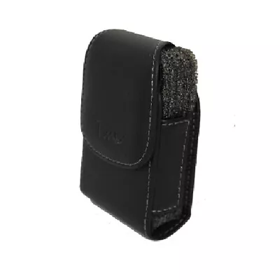 Black Vertical Leather Clip Side Holster Case Pouch For Motorola Barrage V860 • $6.40