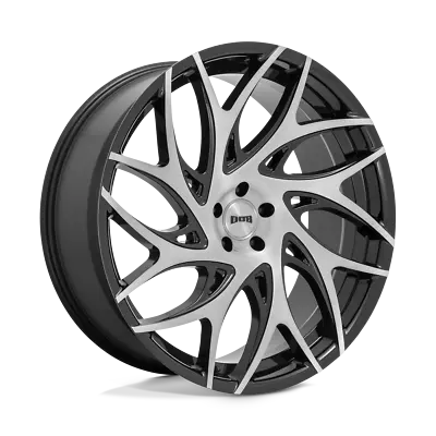 Set Of 4 DUB  S260 G.O.A.T. Wheels 24X10 5X5.5 BRGLOSS BLACKLACK-DDT-SPK 25MM • $2034