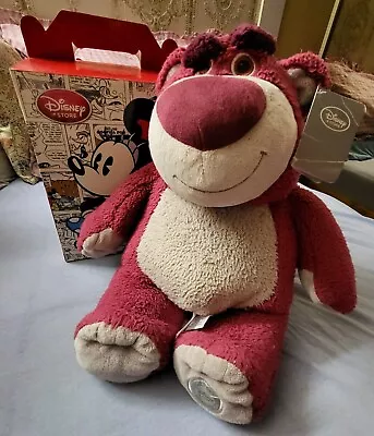 Official Disney Lotso Bear Strawberry Scented Plush 13  • £20