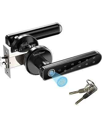 Secustone Fingerprint Door Lock Keyless Entry Door Lock Smart Lock With Keypad • $34.99