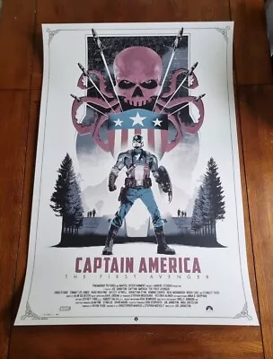 Captain America The First Avenger Variant By Matt Ferguson. Signed AP. Nt Mondo • £79.99