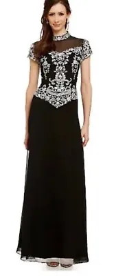 Jkara Navy Blue  Womens Evening Dress/gown Size 10 • $29.99