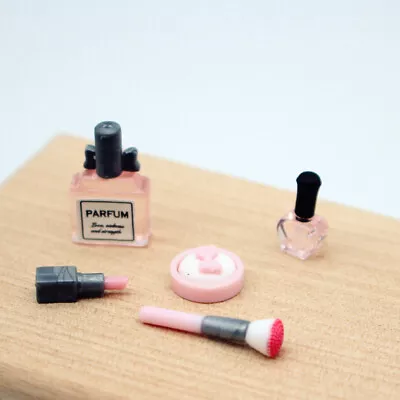 5PC 1/12 Scale Dollhouse Miniatures Lot Mini Cosmetic Lipstick Perfume For OB11 • $8.79