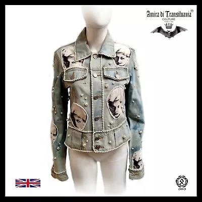 £1363.25 • Buy Woman Jacket Casual Spring Original Pop Art Jeans Fashion Cool Diva Anita Ekberg