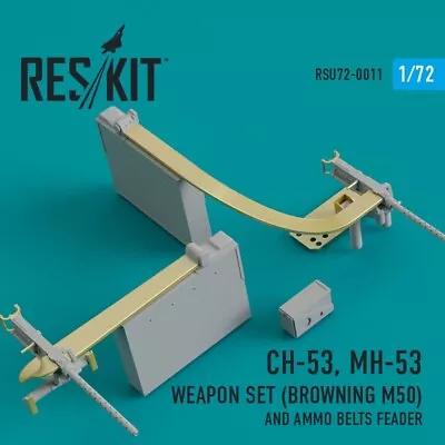 1/72 Reskit RSU72-0011 CH-53 MH-53 Weapon Set (Browning M50) And Ammo Belts Fea • $20