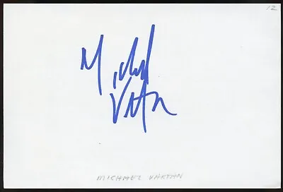 Michael Vartan Signed Autograph 4x5 Cut French-American Actor In TV Drama Alias • $24.99