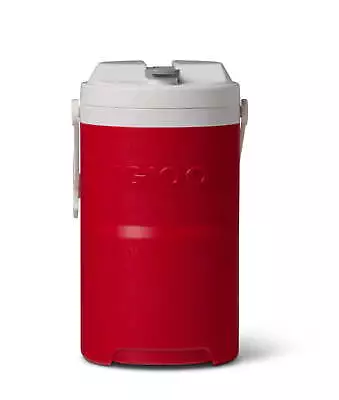 Igloo 1 Gallon Sports Polypropylene Beverage Jug With Hooks - Red • $11.97
